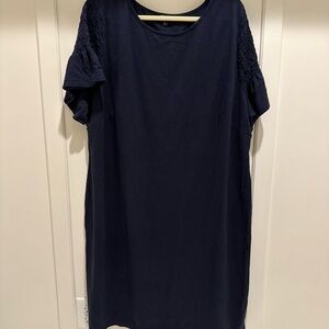 Talbots Navy Blue Dress